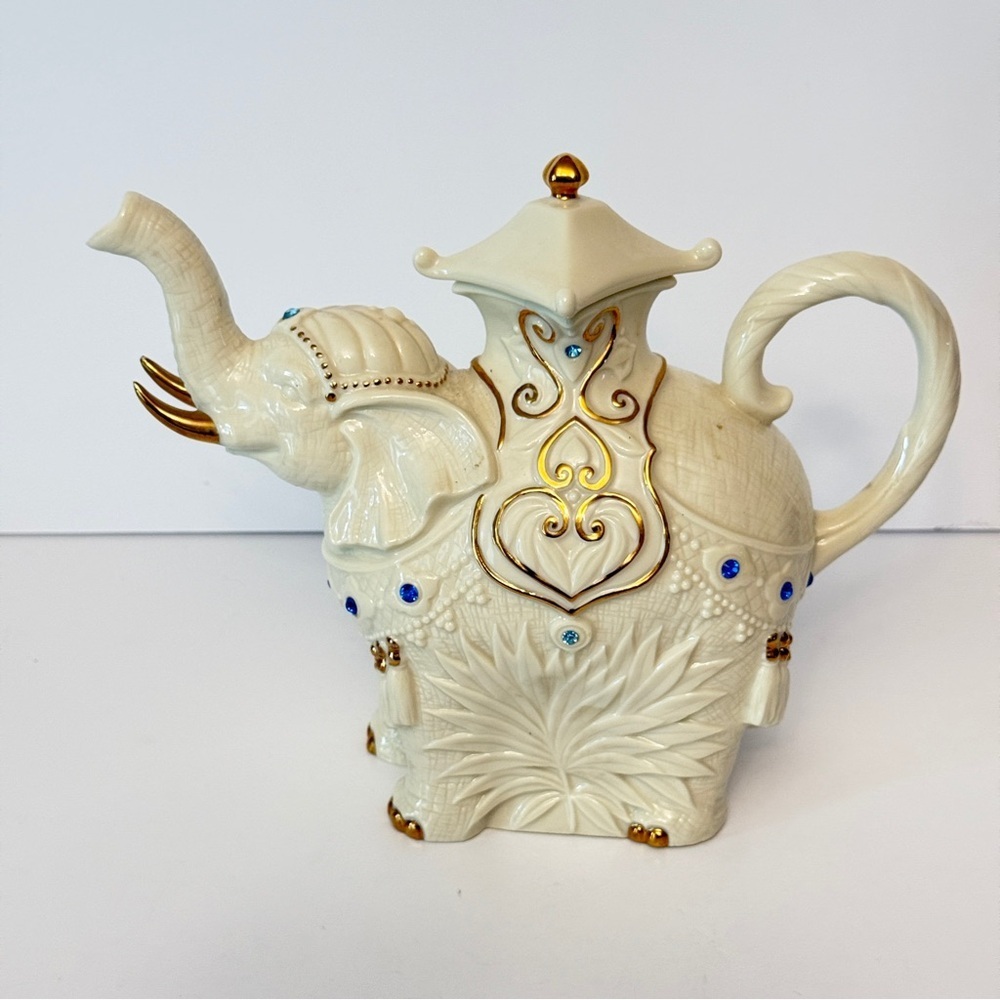 Lenox "The Jeweled Elephant" Teapot RETIRED